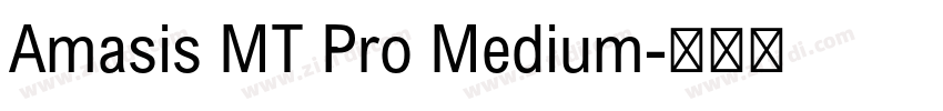 Amasis MT Pro Medium字体转换